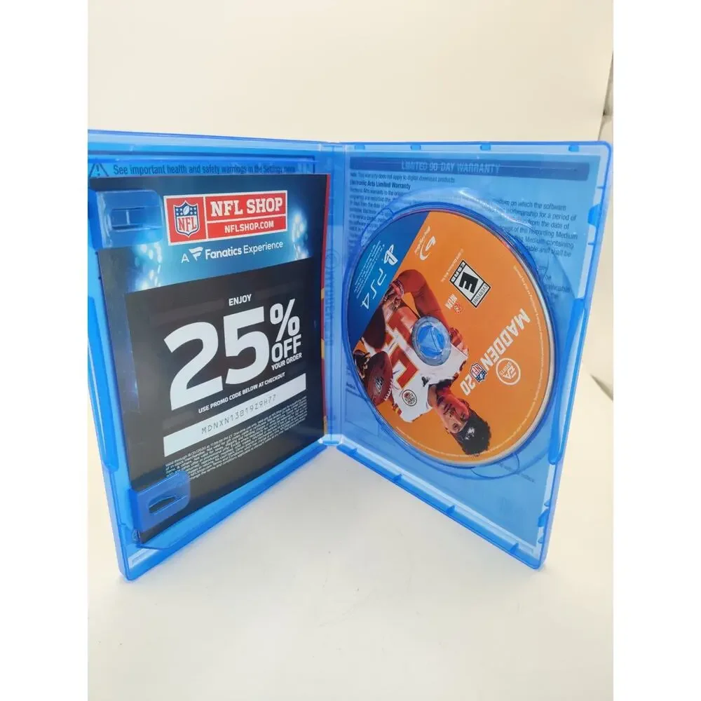 Madden NFL 20 Patrick Mahomes Cover- Sony PlayStation 4 PS4 New/Sealed